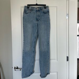 Zara high rise relaxed fit jeans